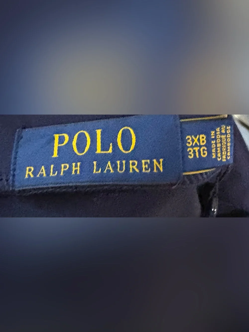 Preppy Polo by Ralph Lauren Navy Long-Sleeve turtleneck with Embroidered Pony
